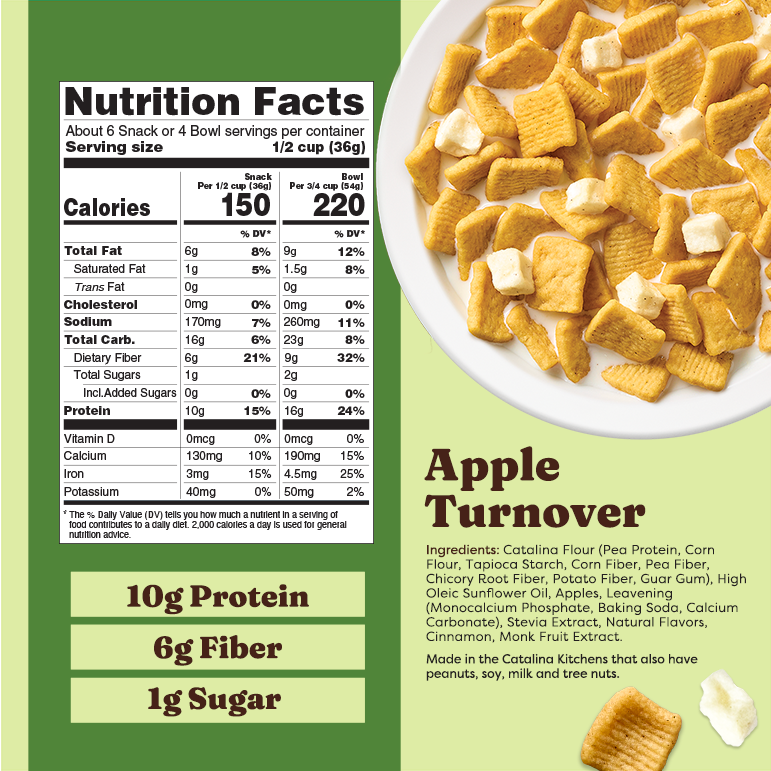Apple Turnover with Apples Cereal - Bright Touch