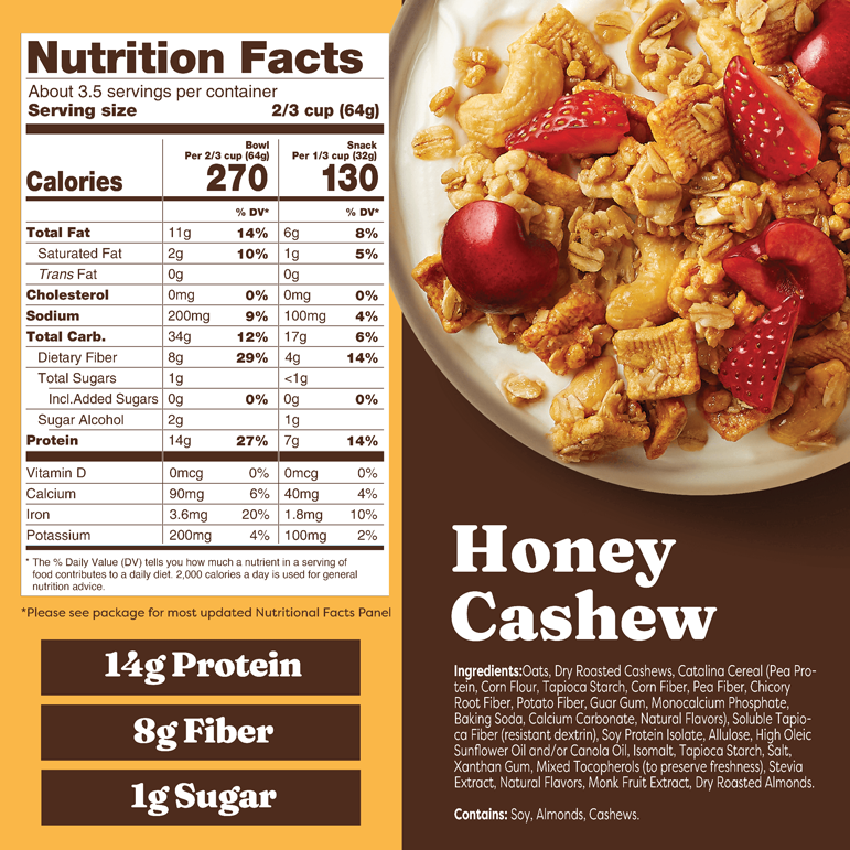 Honey Cashew Granola - Soft Pick