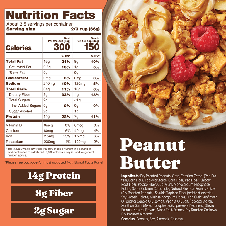 Peanut Butter Granola - Premium Choice
