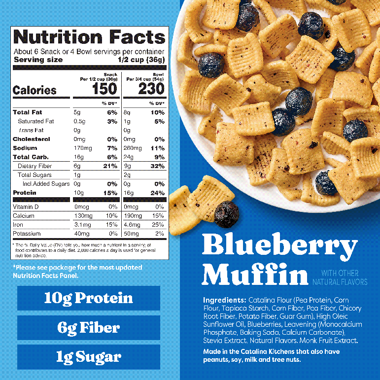 Blueberry Muffin with Blueberries Cereal - Soft Pick