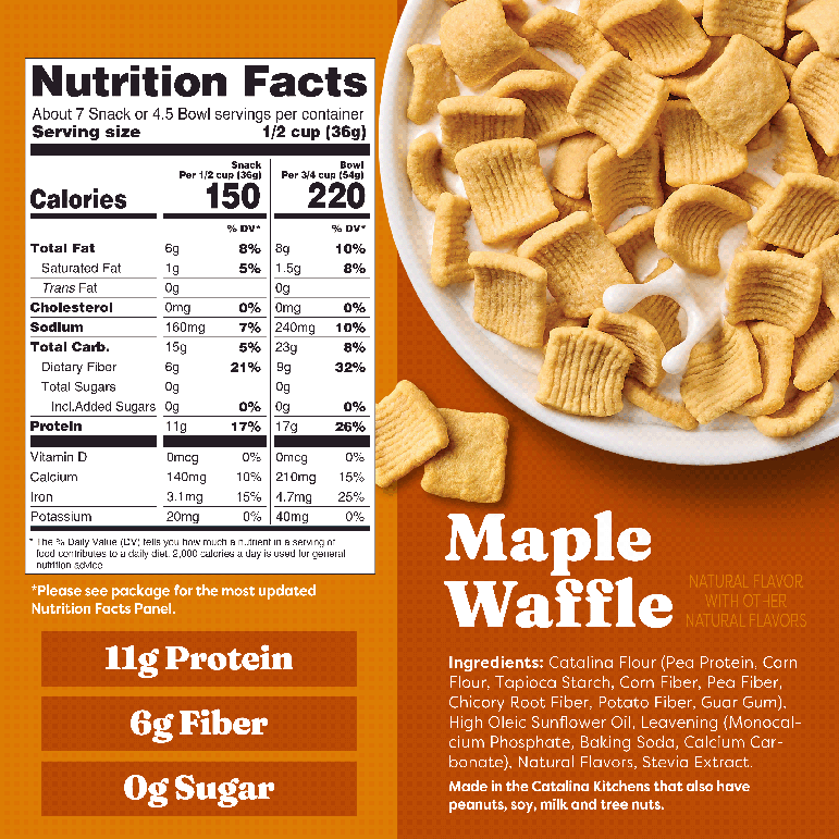 Maple Waffle Cereal - Classic Finish