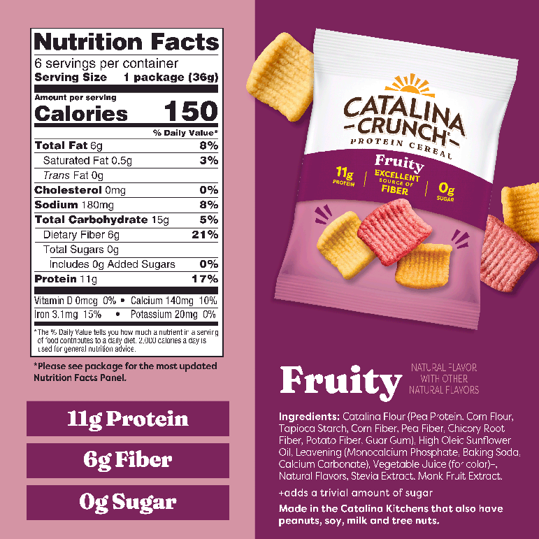 Fruity Snack Size Cereal Multipack - Bright Touch