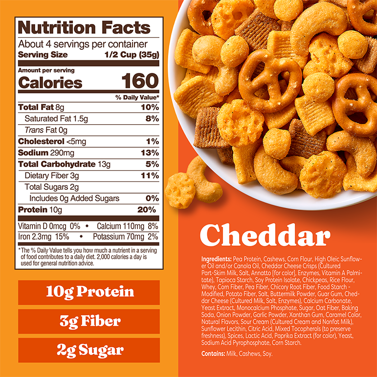 Cheddar Snack Mix - Simple Use