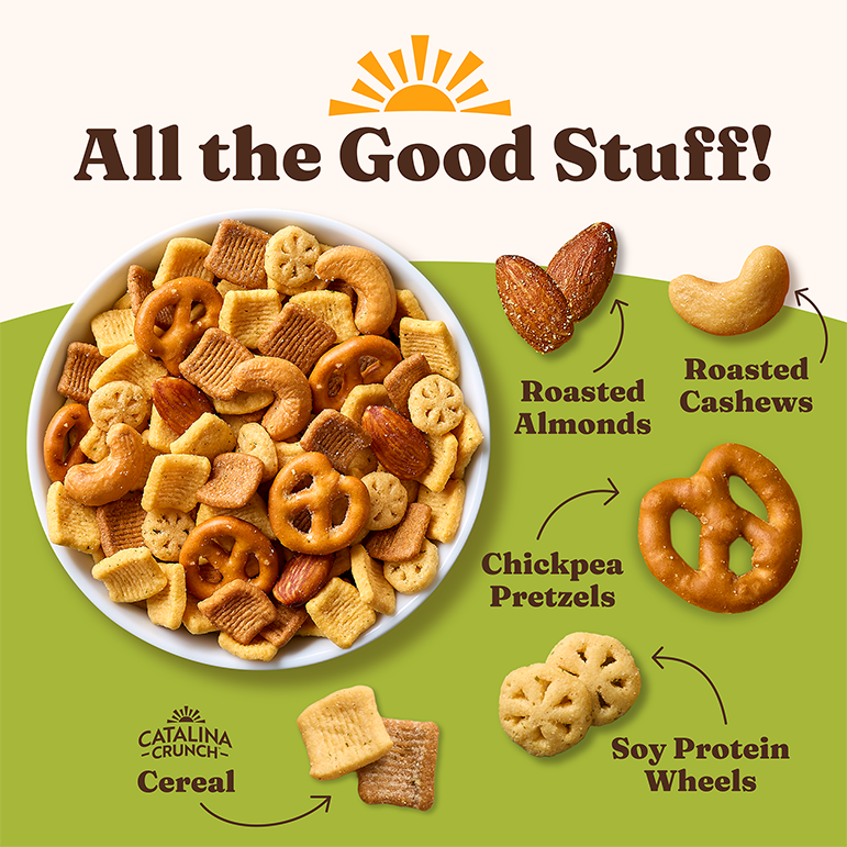 Parmesan Garlic Snack Mix - Clean Style