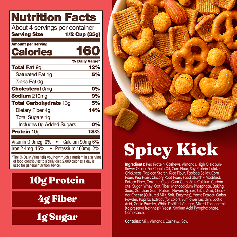 Spicy Kick Snack Mix - Soft Pick