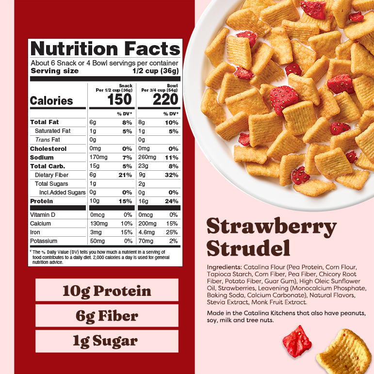 Strawberry Strudel with Strawberries Cereal - Fresh Style