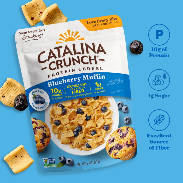 Blueberry Muffin with Blueberries Cereal - Soft Pick
