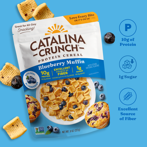Blueberry Muffin with Blueberries Cereal - Soft Pick