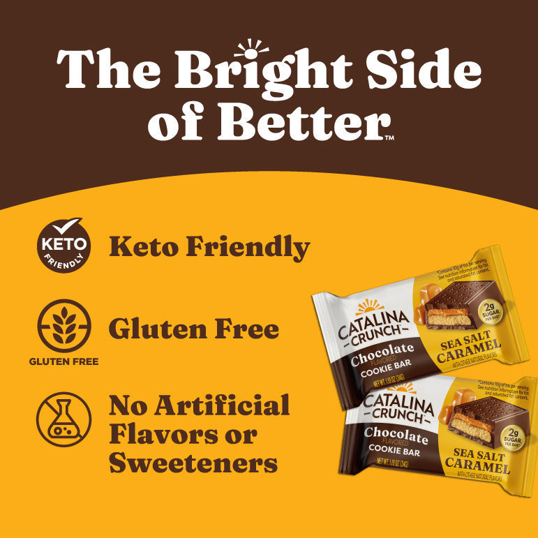 Sea Salt Caramel Chocolate Cookie Bars - Active Ready