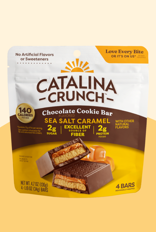Sea Salt Caramel Chocolate Cookie Bars - Active Ready