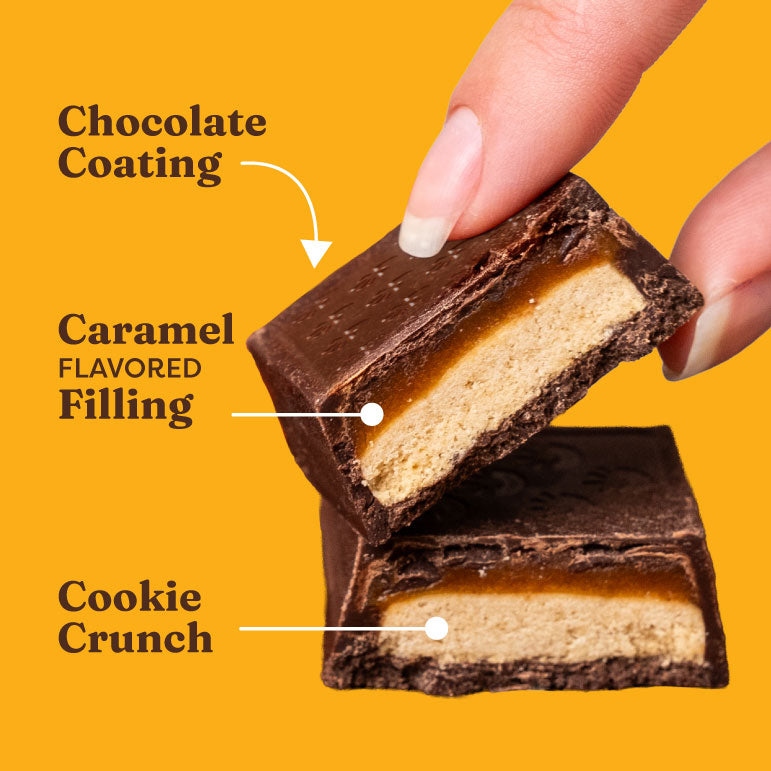 Sea Salt Caramel Chocolate Cookie Bars - Active Ready