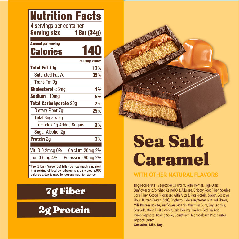 Sea Salt Caramel Chocolate Cookie Bars - Active Ready