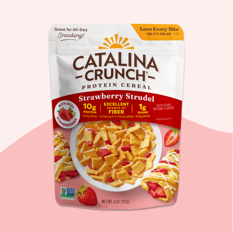 Strawberry Strudel with Strawberries Cereal - Clean Casual Cereal Assortment