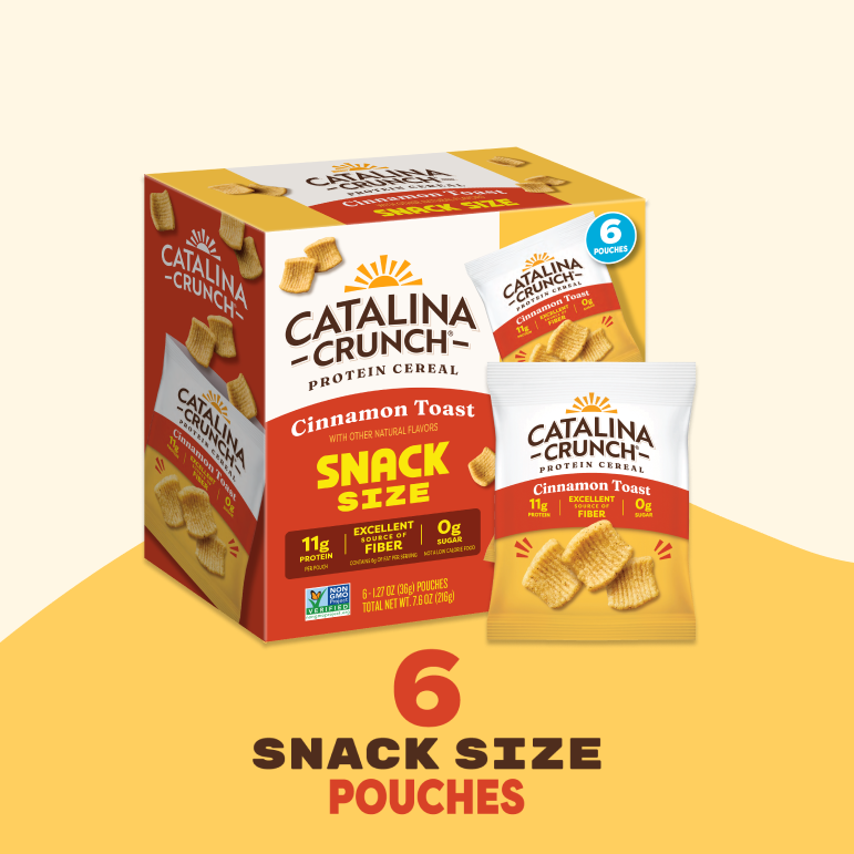 Cinnamon Toast Snack Size Cereal Multipack - Balanced Complete Multipack Assortment